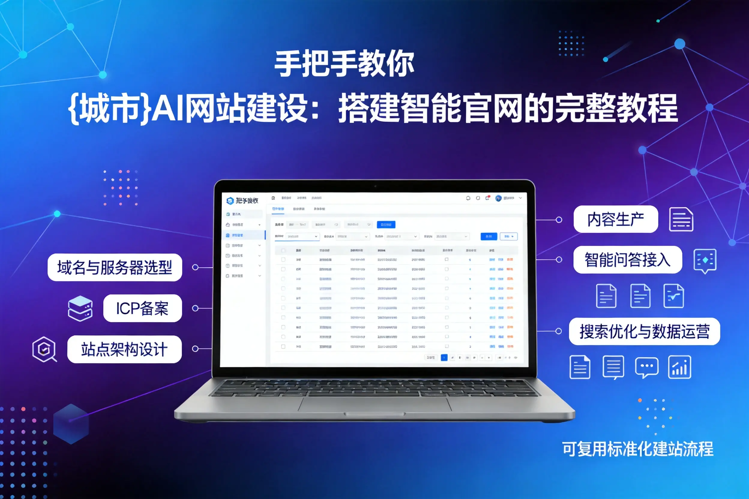 手把手教你庆阳AI网站建设:搭建智能官网的完整教程