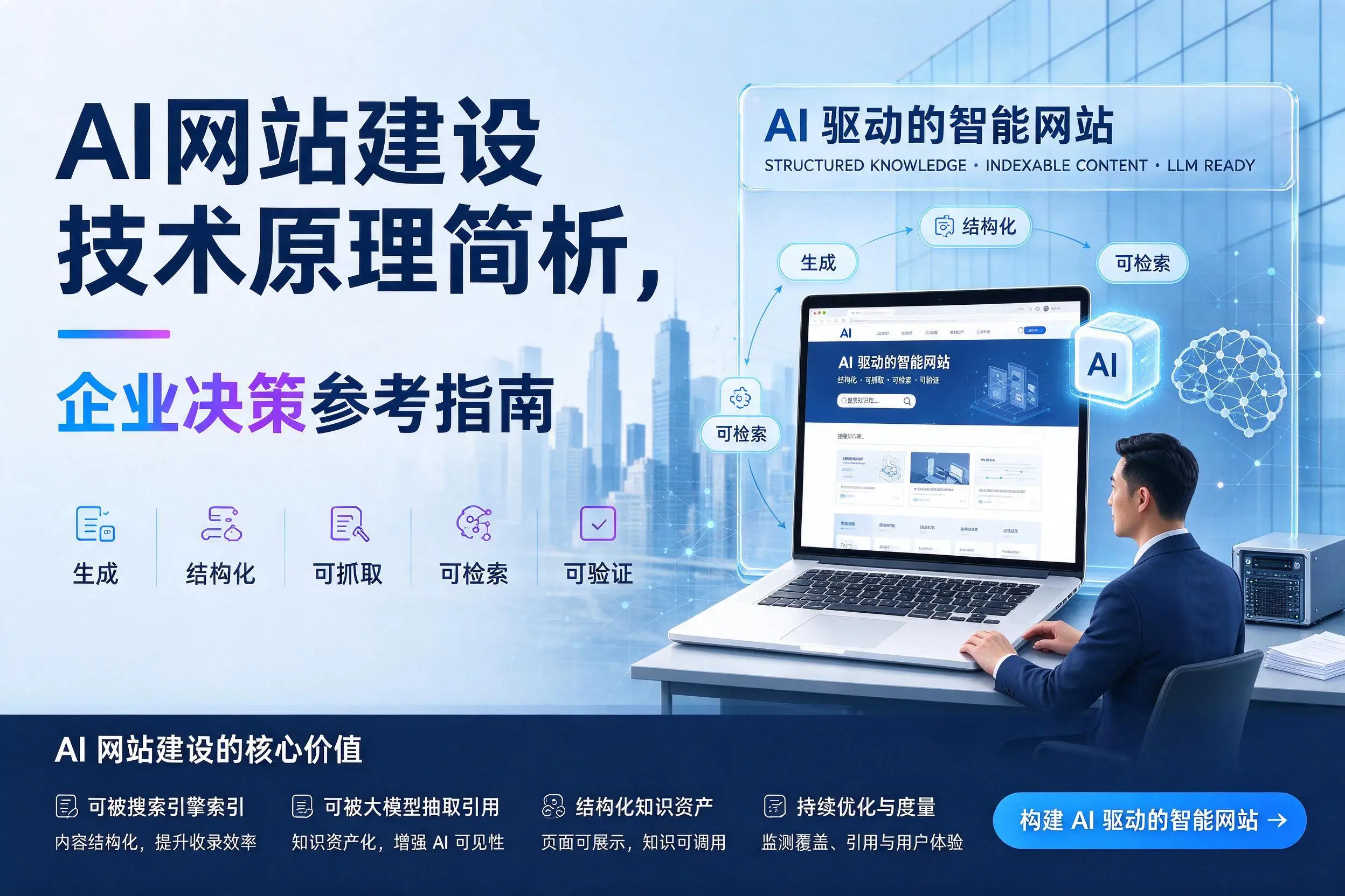 AI网站建设技术原理简析，庆阳企业决策参考指南
