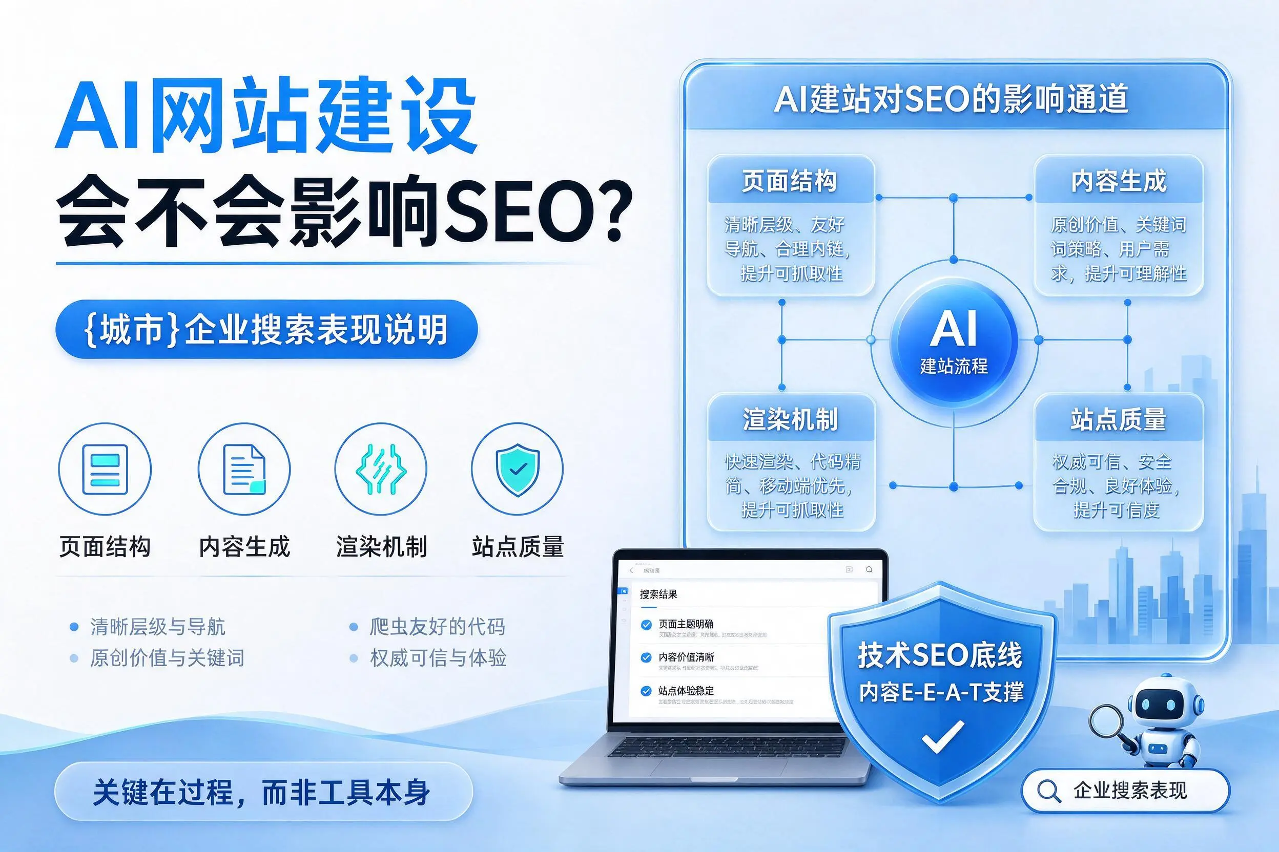 AI网站建设会不会影响SEO？庆阳企业搜索表现说明